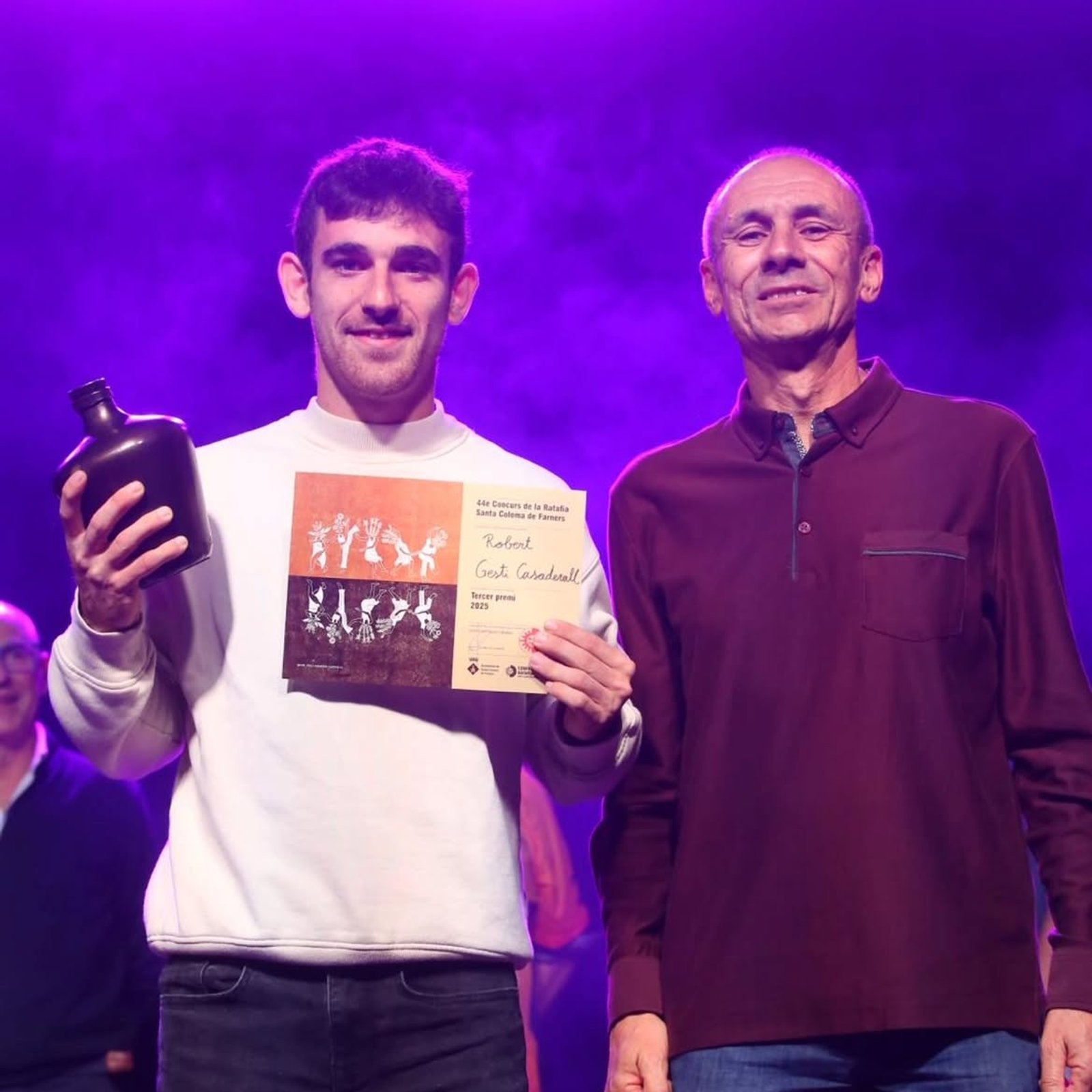 Robert Gesti, tercer classificat al Concurs de Ratafies