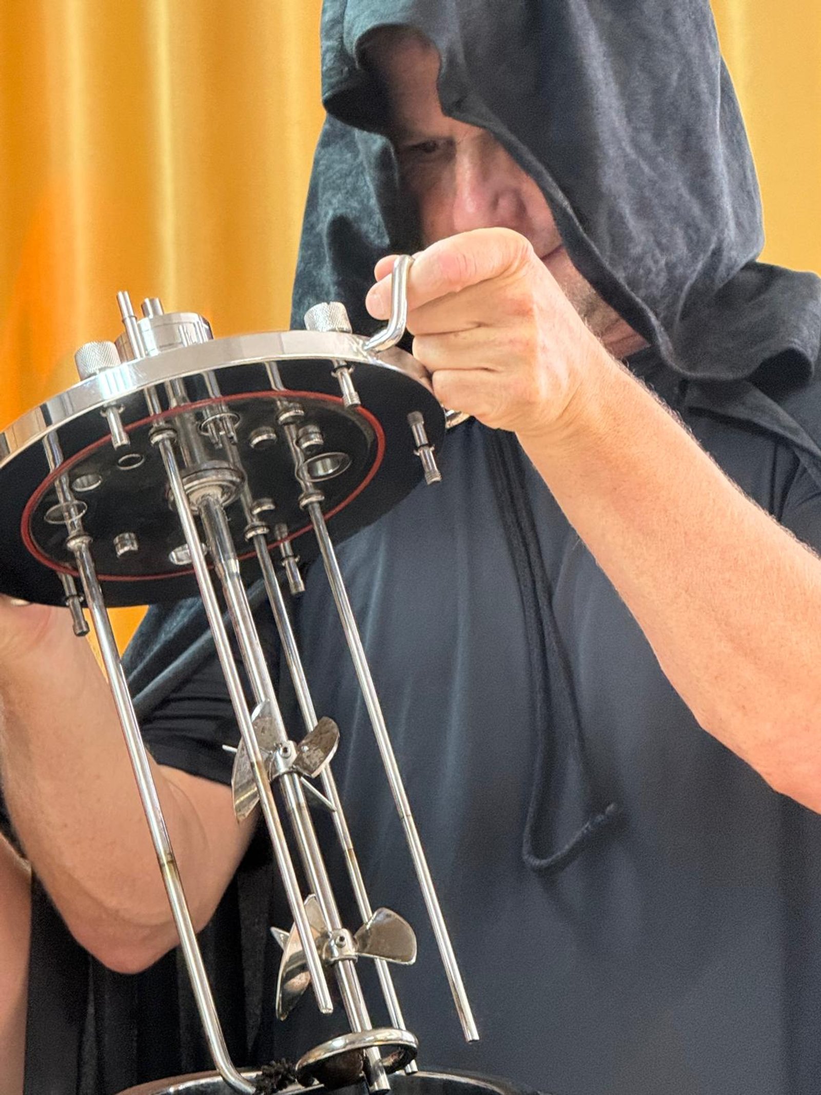 Detall d’un bioreactor del projecte educatiu